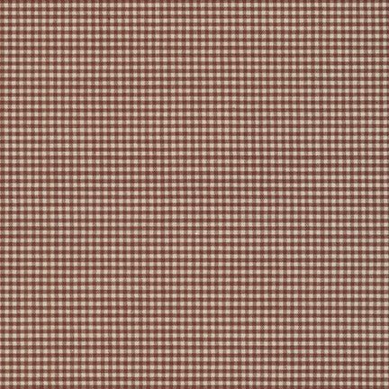 Crawford Cotton Gingham / Brown - Harmony