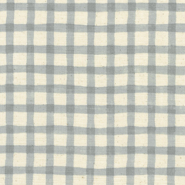 Sevenberry Cotton Slub Canvas / Gray Grid - Harmony