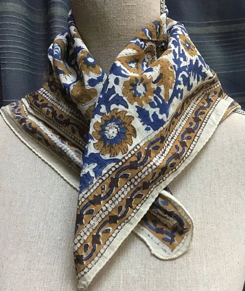 Cotton Hand - Block Printed Scarf - Harmony