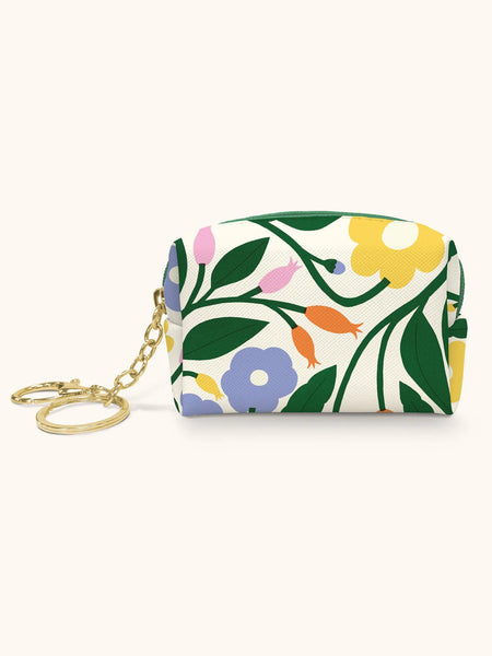 Floral Bliss Key Chain Pouches - Harmony