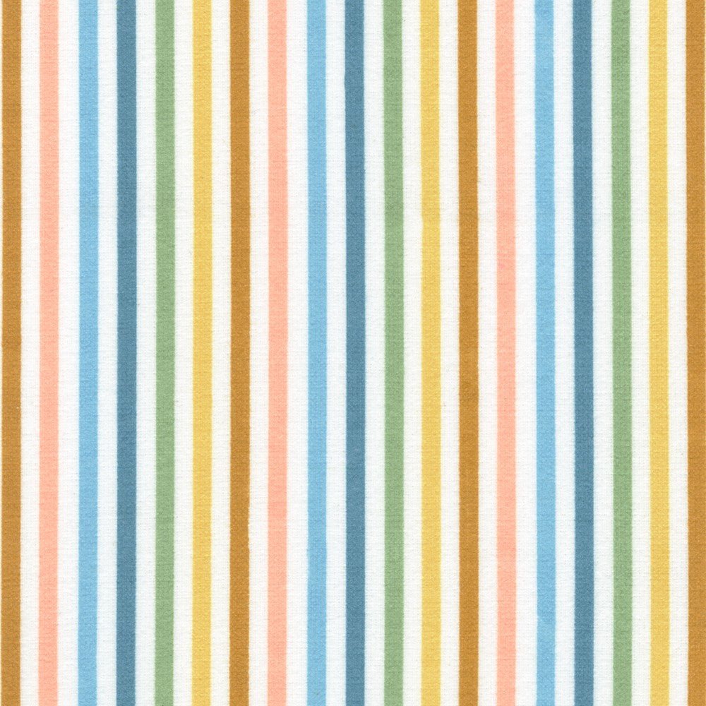 Cozy Cotton Flannel / Rainbow Stripe - Harmony