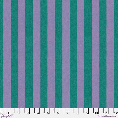 Shot Cotton Wide Stripe / Heather - Harmony