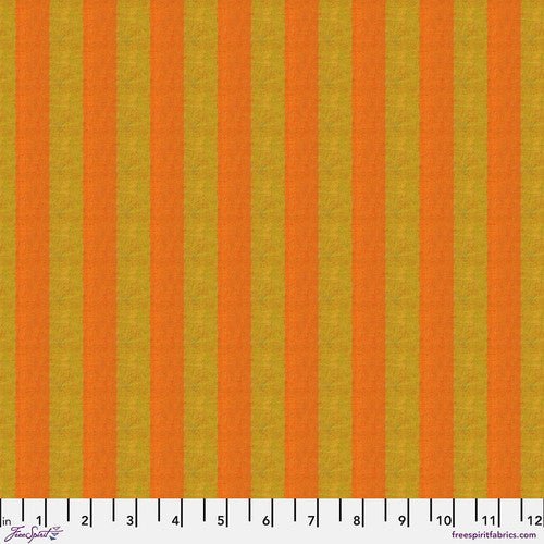 Shot Cotton Wide Stripe / Turmeric - Harmony