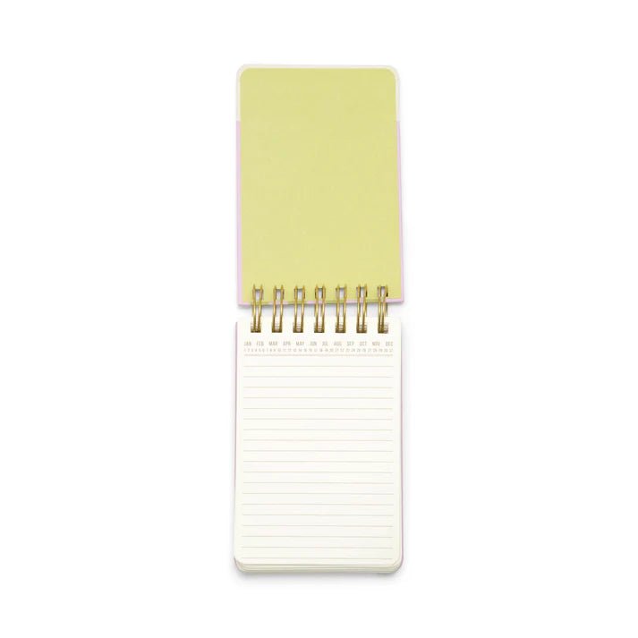 Chunky Twin Wire Notepad - Wavy Stripes - Harmony