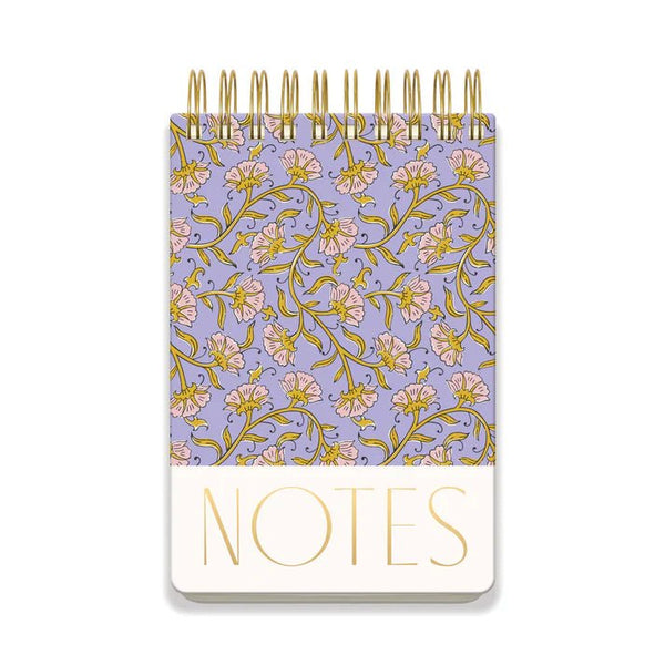 Large Chunky Notepad - Purple Vintage Floral - Harmony