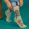 Boss Kitty Small Crew Socks - Harmony