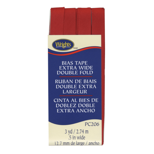 Extra Wide Double Fold Bias Tape / 065 Red - Harmony