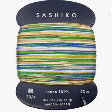 Variegated Sashiko Thread / 502 Tanabata Pastels - Harmony