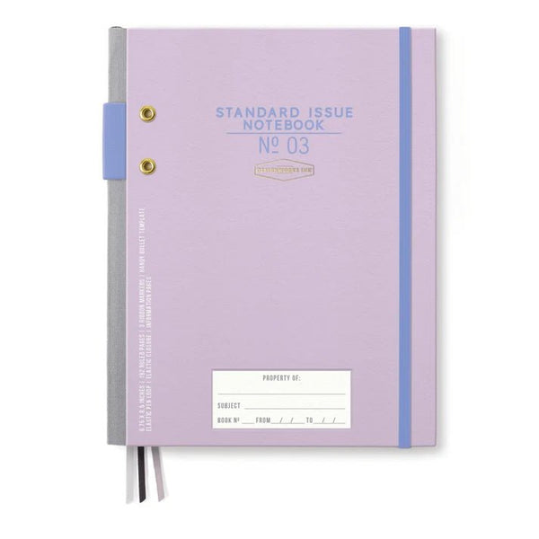 Standard Issue Planner Notebook no 3 - Lavender + Periwinkle - Harmony