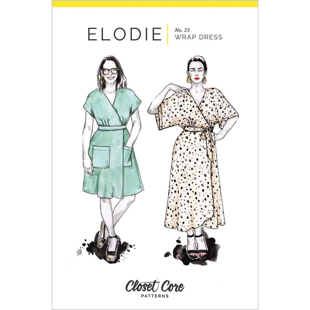 elodie wrap dress Elodie Wrap Dress / Printed Pattern – Harmony