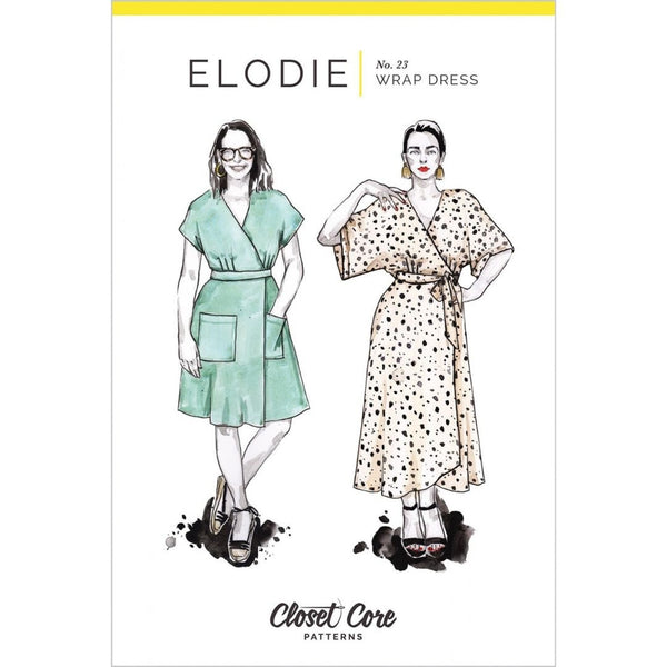 Closet Core Patterns / Elodie Wrap Dress - Harmony