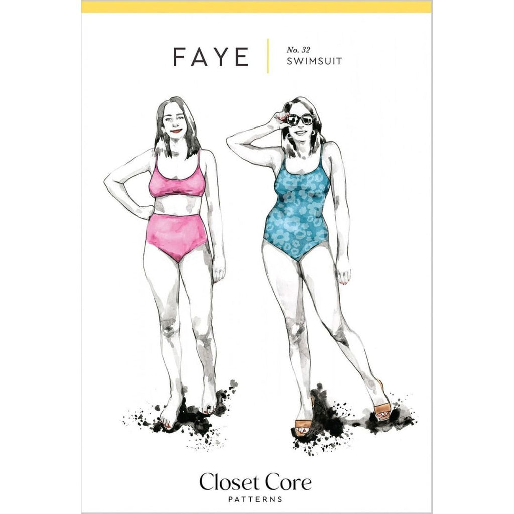 Closet Core Patterns / Faye Swimsuit - Harmony