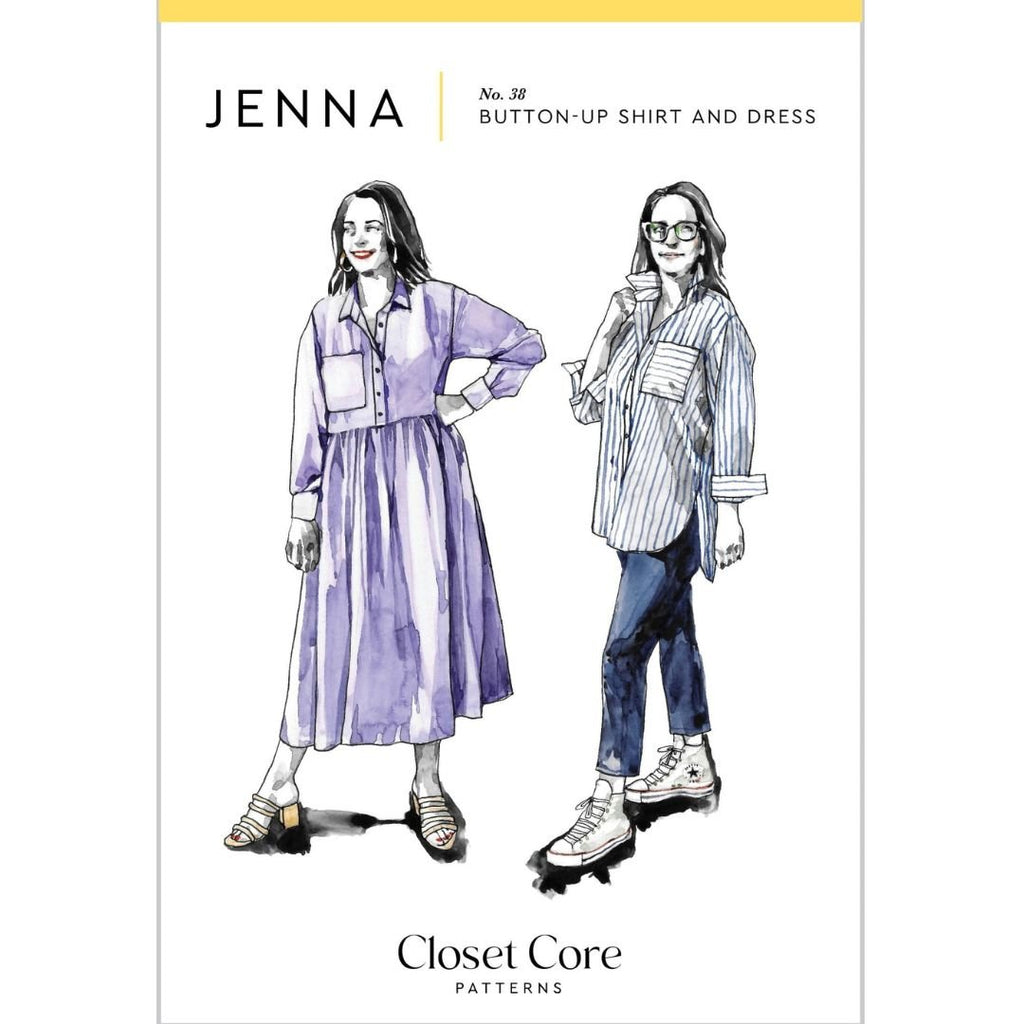 Closet Core Patterns / Jenna Button Up Shirt and Dress - Harmony