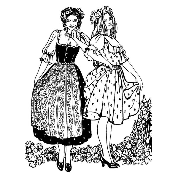 123 Austrian Dirndl - Sewing Pattern - Harmony