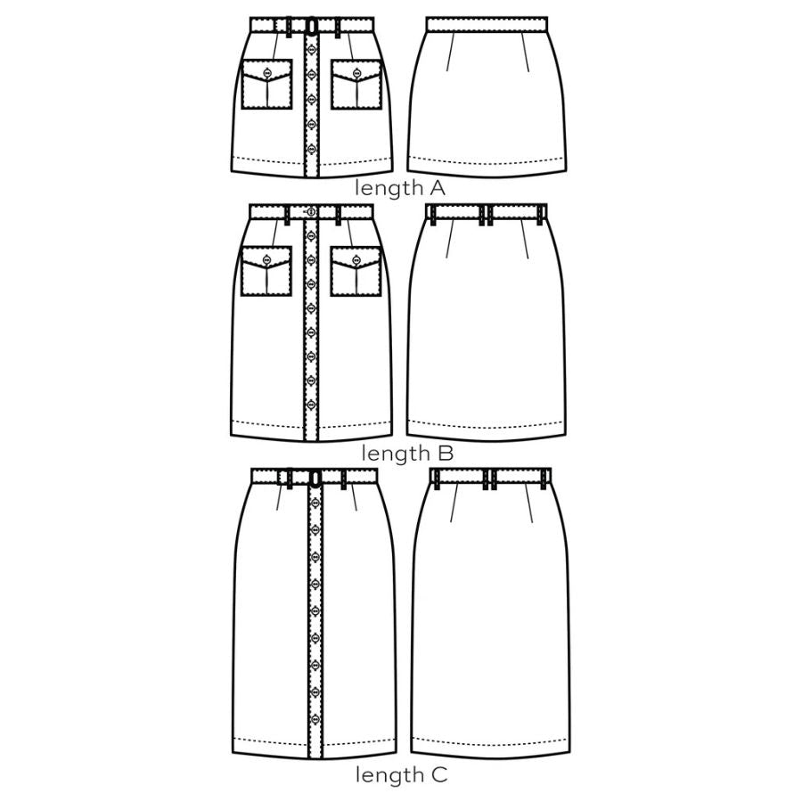 True Bias Patterns / Blair Skirt - Harmony