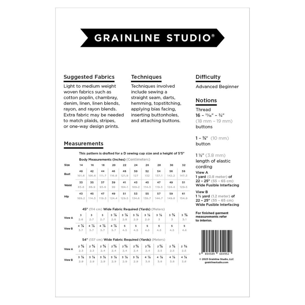 Grainline Studio / Austin Dress / Curvy - Harmony