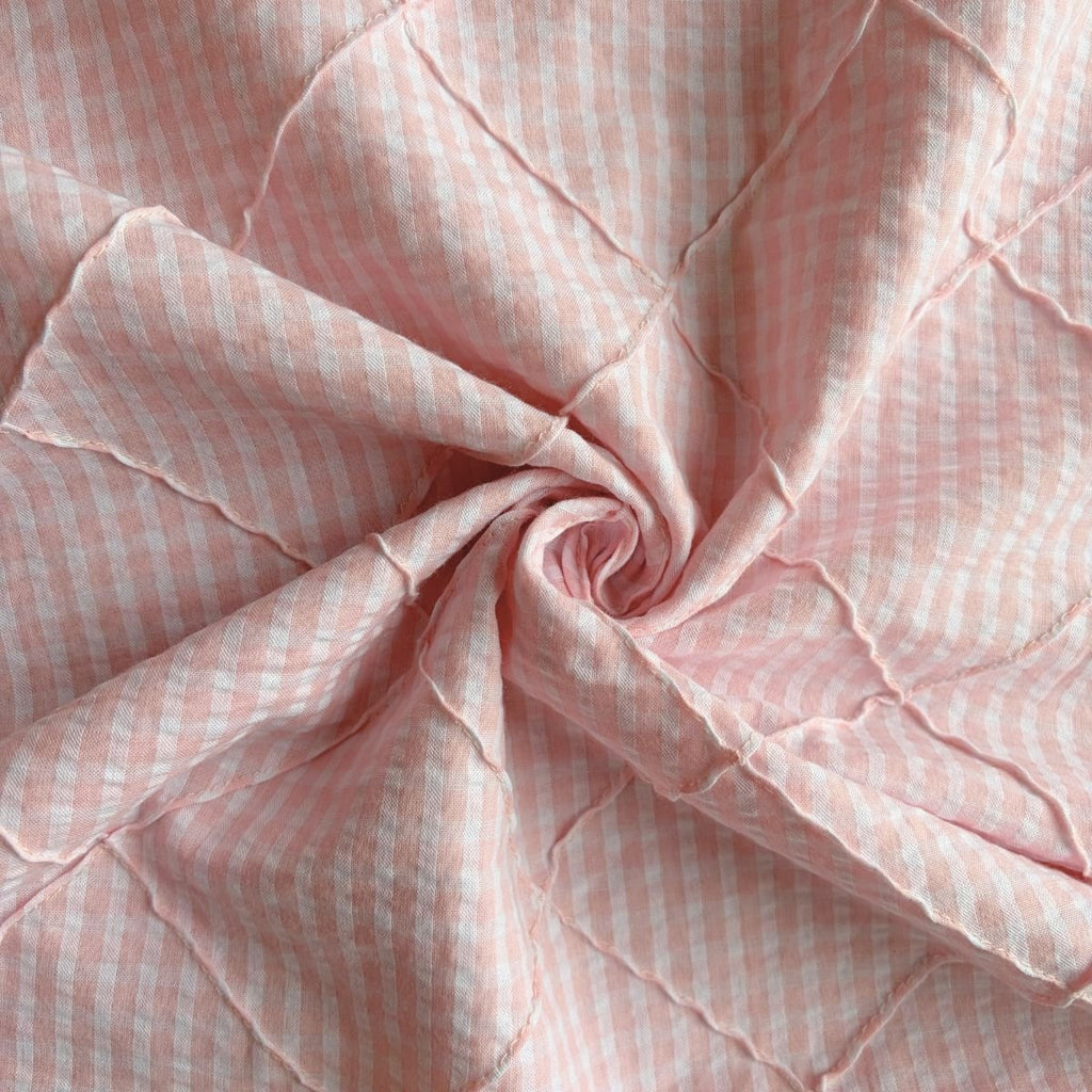 Trellis Gingham / Petal - Harmony