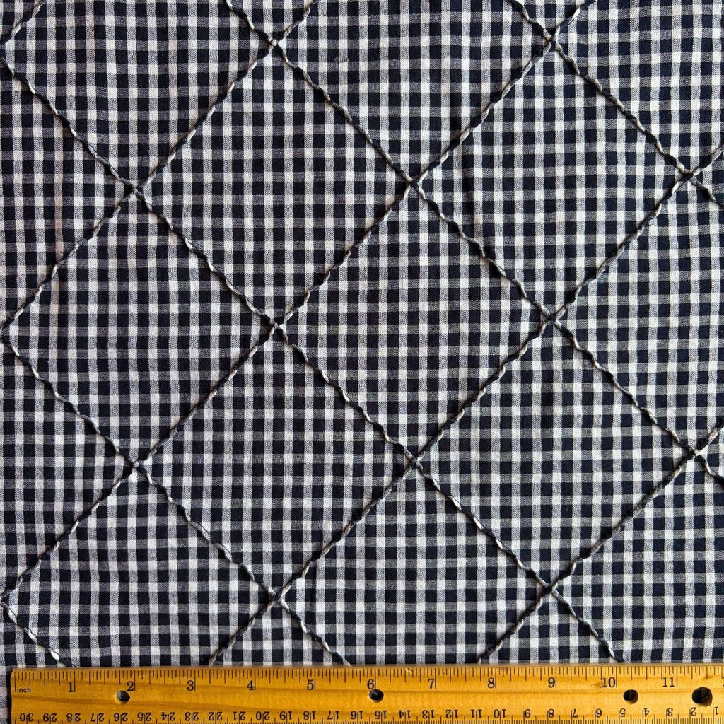 Trellis Gingham / Navy - Harmony