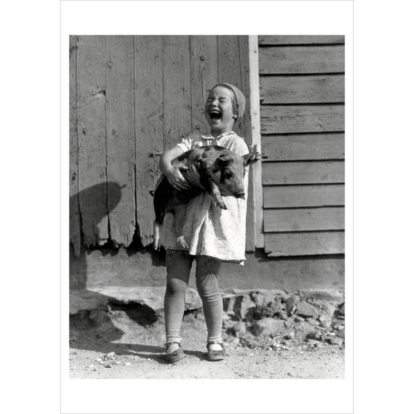 Every Girl Should Have a Piglet Postcard - Harmony