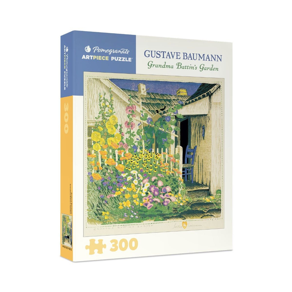 Gustave Baumann: Grandma Battin's Garden 300 - Piece Jigsaw Puzzle - Harmony