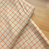 Tic Tac Toe Cotton Twill / Tangerine - Harmony