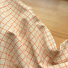 Tic Tac Toe Cotton Twill / Tangerine - Harmony