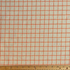 Tic Tac Toe Cotton Twill / Tangerine - Harmony