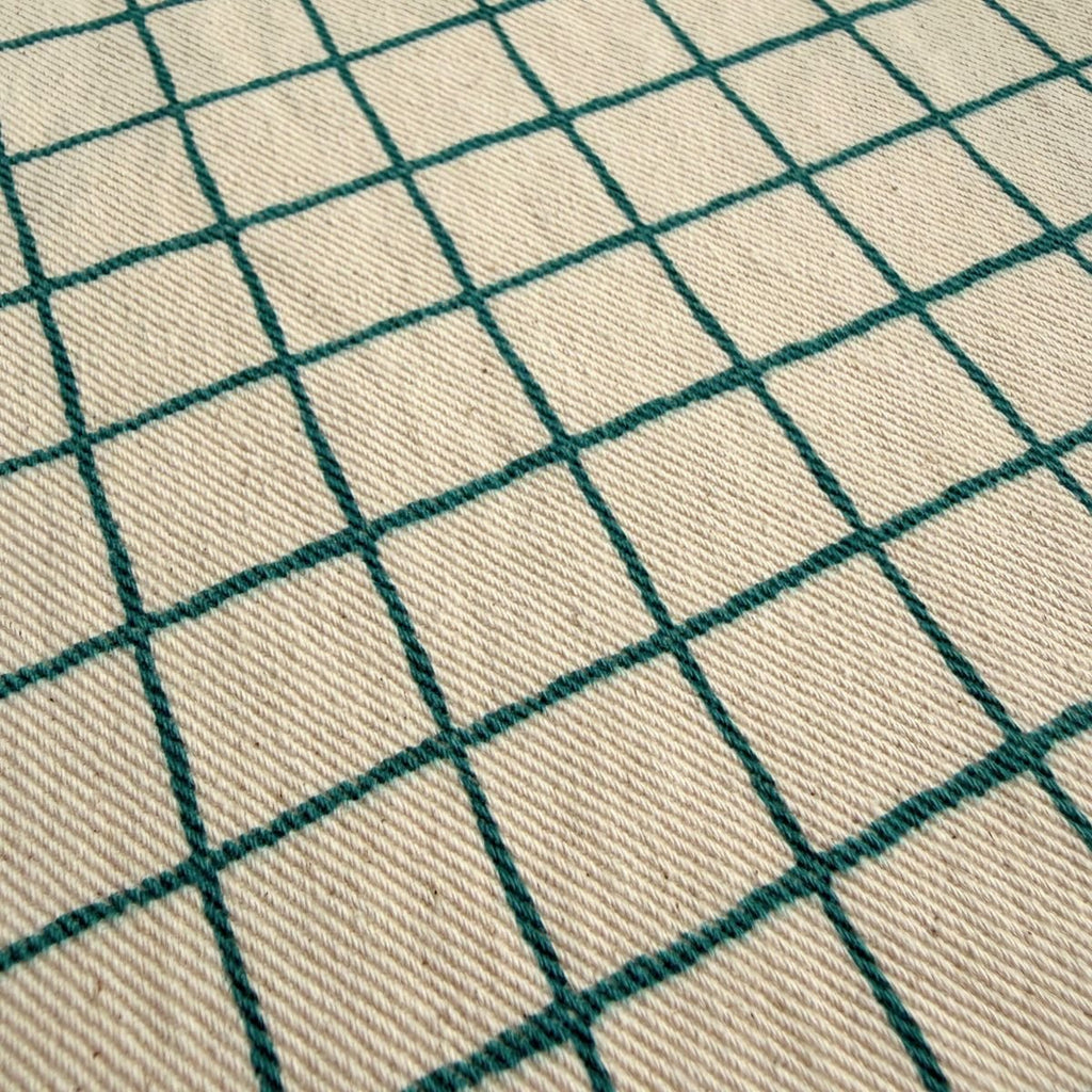 Tic Tac Toe Cotton Twill / Turquoise - Harmony