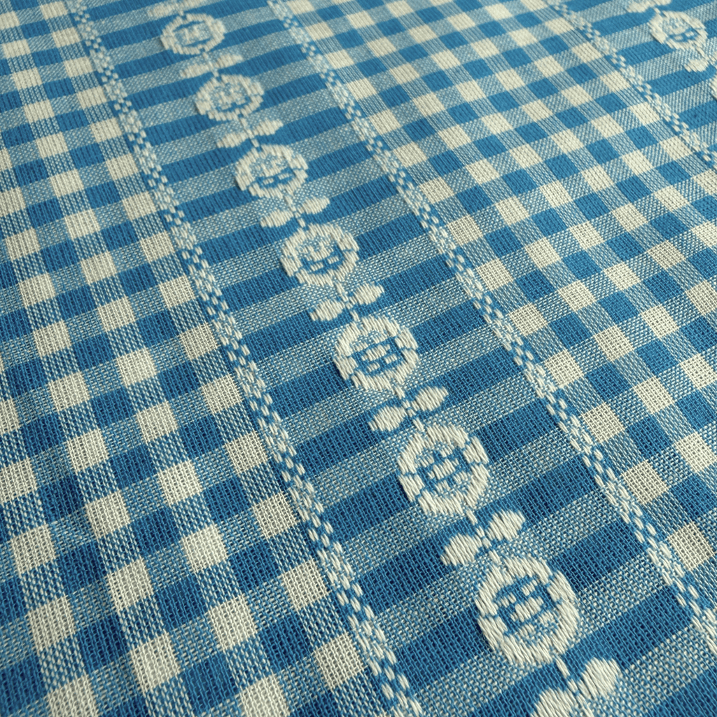 Orchard Stripe Gingham / Sky - Harmony