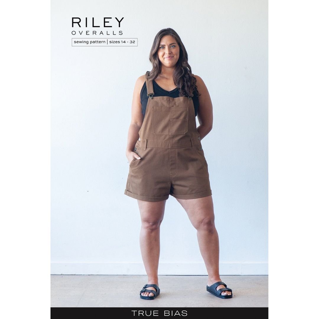 Riley Overalls / Curvy / Printed Pattern – Harmony