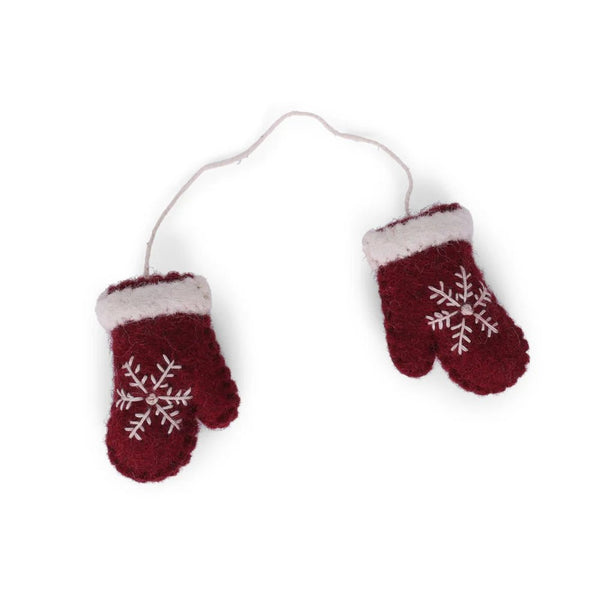 Red Mittens Ornament - Harmony