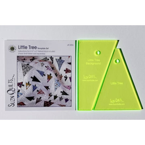 Suzn Quilts Little Tree Template Set - Harmony