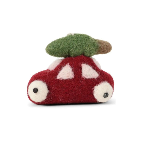 Red Car with Tree Ornament - Harmony