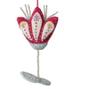 Embroidered & Beaded Felt Flower Ornament - Harmony