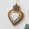 Velvet Sacred Heart Ornament - Harmony