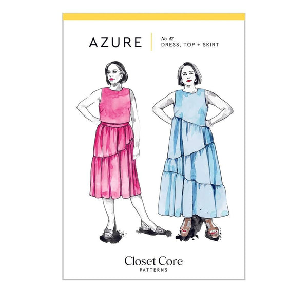 Closet Core Patterns / Azure Dress, Top, and Skirt - Harmony