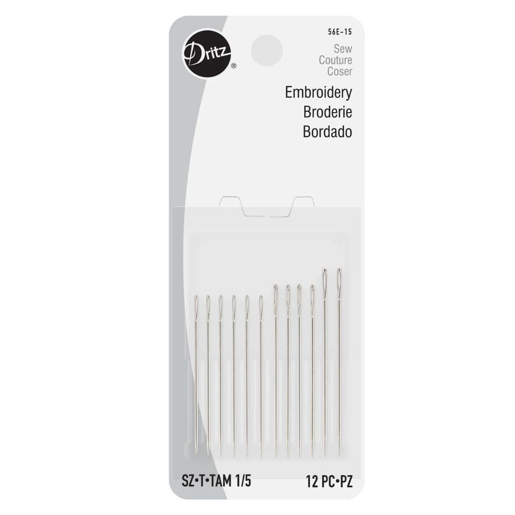 Embroidery Hand Needles, Size 1/5, 12 pc - Harmony