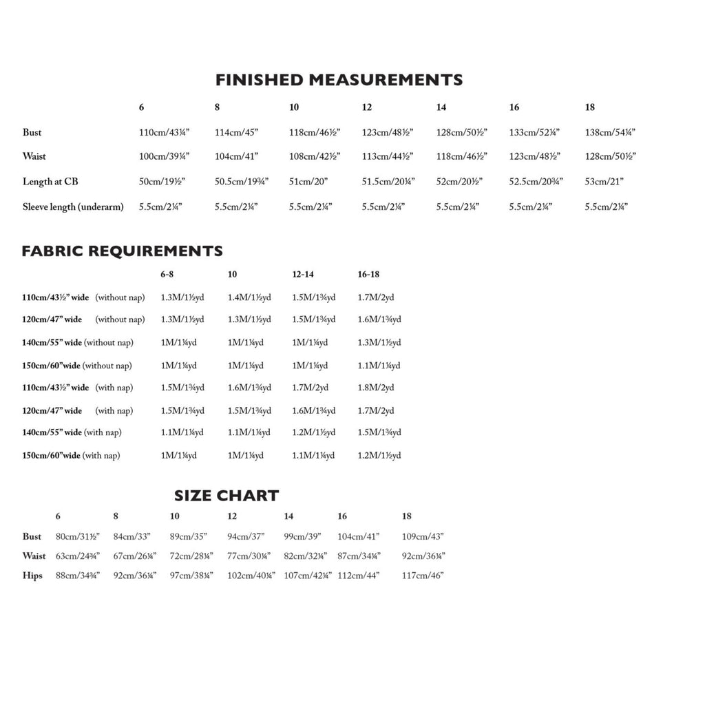 Merchant & Mills Patterns / Celeste - Harmony