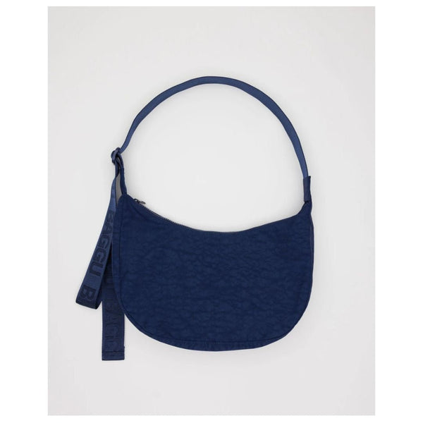 Medium Nylon Crescent Bag / Navy - Harmony
