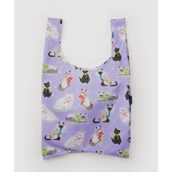 Standard Baggu Reusable Bag / Fancy Cats - Harmony