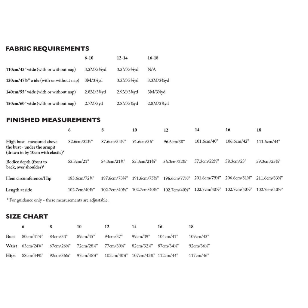 Merchant & Mills Patterns / Honey - Harmony