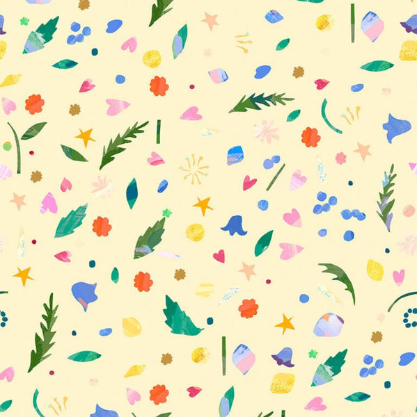Flower Market / Petal Confetti / Buttercup - Harmony