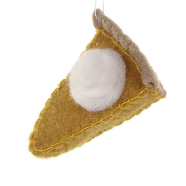 Felted Pumpkin Pie Ornament - Harmony