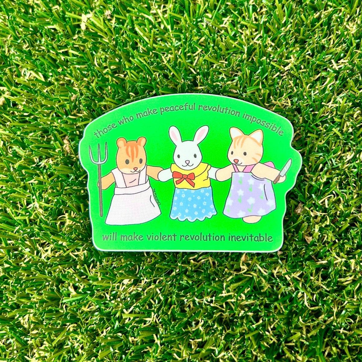 Violent Revolution Critter Sticker – Harmony