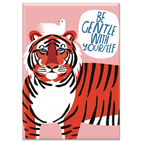 Be Gentle With Yourself Rectangle Magnet - Harmony