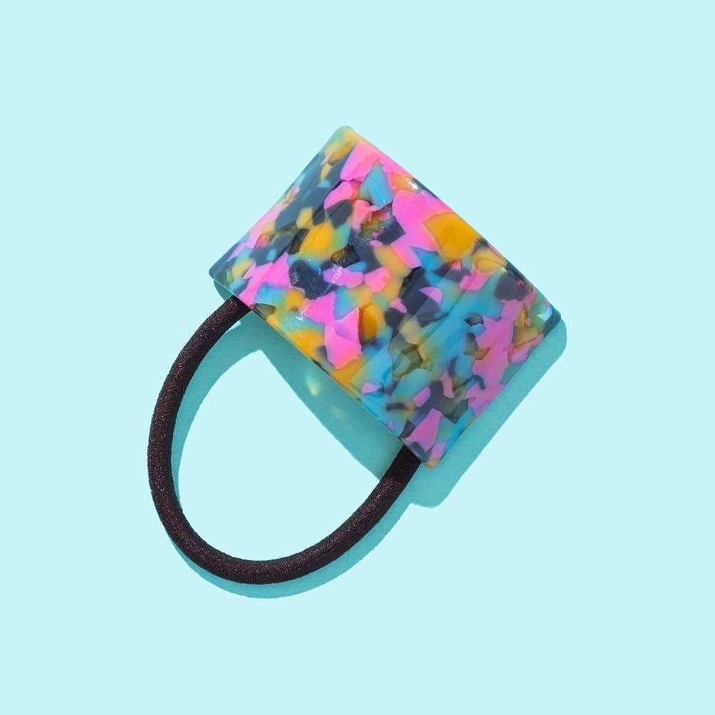 Hair Cuff Ponytail Holder / Bright Tortoise - Harmony