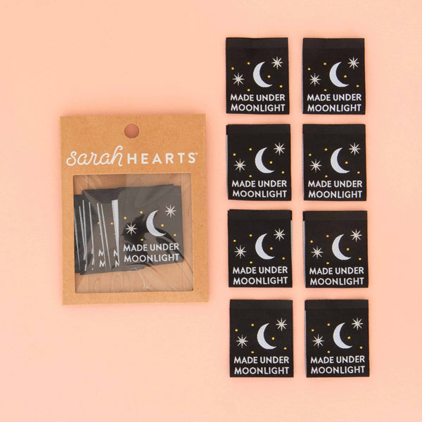 Made Under Moonlight -  Sewing Woven Clothing Label Tags - Harmony