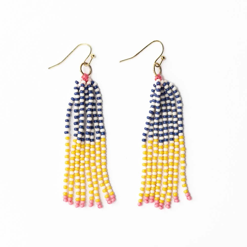 Abbey Tassel Earring / Yellow and Ivory - Harmony
