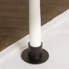 Black Metal Taper Candle Holder - Harmony