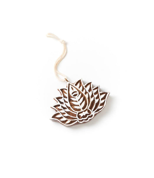 Lotus Ornament - Hand Carved Rosewood - Harmony